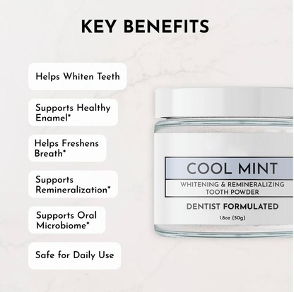 Healia | Whitening Remineralizing Tooth Powder